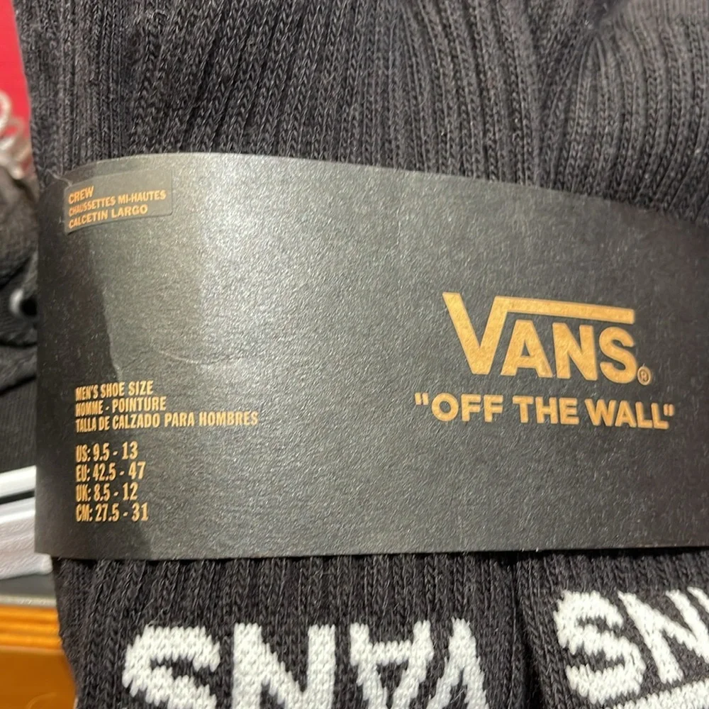 Vans Socks 6 pairs set CREW VANS. 